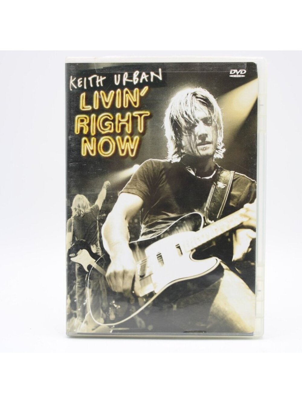 Keith Urban Livin' Right Now DVD 2005 Guitar Monkey With Monkeyville Sticker